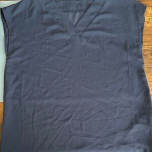 Women’s Navy Blue V-Neck Shirt